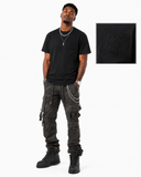 Raised in PG T-shirt — Black (model)